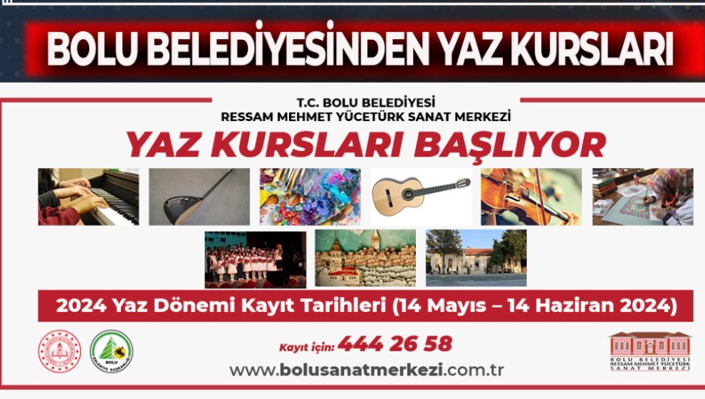 BOLU BELEDİYESİNDEN ONLARCA KURS