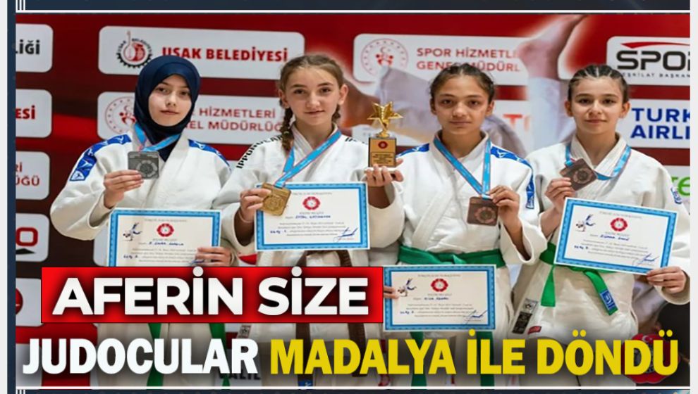 JUDOCULAR MADALYA İLE DÖNDÜ