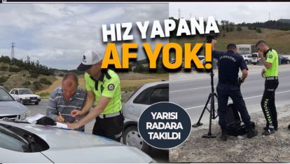 BOLU'DA 54 ARAÇTAN 27'Sİ RADARA GİRDİ