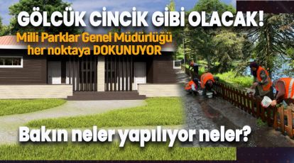 GÖLCÜK'E DEVLET ELİ DEĞDİ. 15 MİLYONLUK YATIRIM