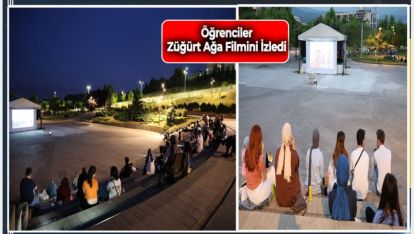 ÖĞRENCİLER ZÜĞÜRT AĞA FİLMİNİ İZLEDİ