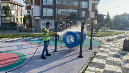 BOLU BELEDİYESİ EKİPLERİ EL AYAK HASTALIĞINA KARŞI DA SAVAŞ AÇTI