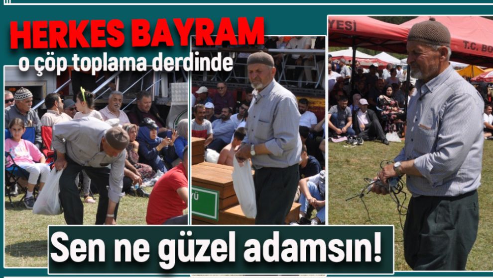 70 YAŞINDAKİ ADAMIN ÇEVRE DUYARLILIĞI BU HABERDE...