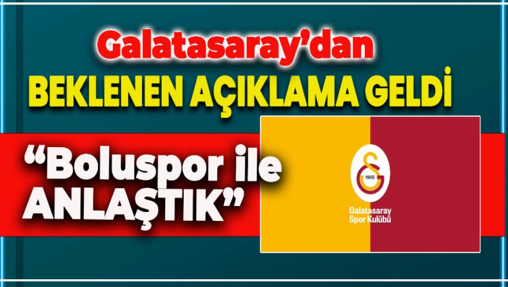 GALATASARAY RESMEN DUYURDU 