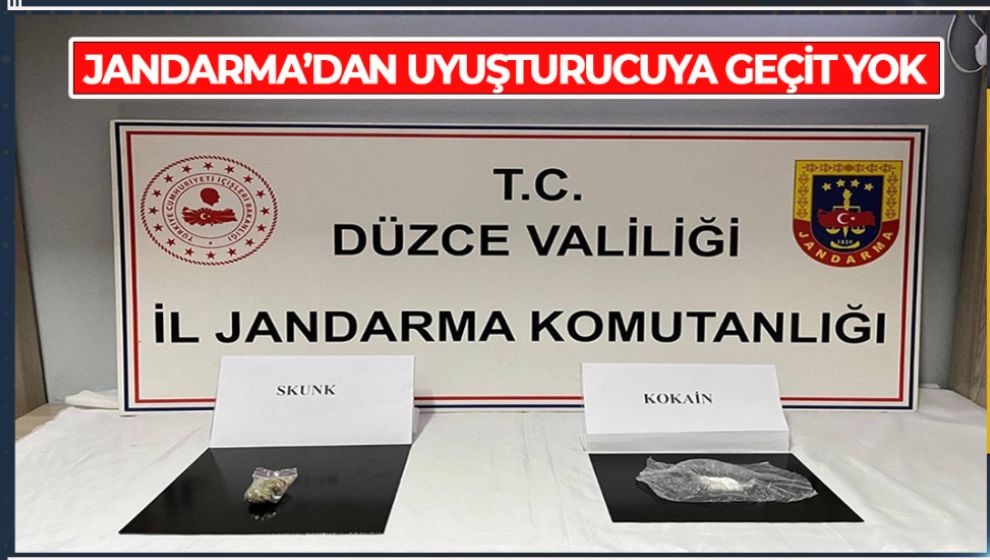 JANDARMA’DAN UYUŞTURUCUYA GEÇİT YOK