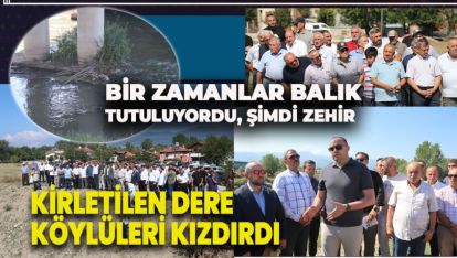 BİR ZAMANLAR BALIK TUTULUYORDU, ŞİMDİ ZEHİR