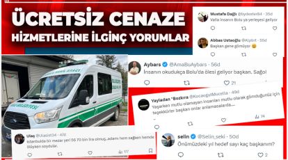 BOLU BELEDİYESİ VATANDAŞLARIN EN ACI GÜNLERİNDE HEP YANINDA