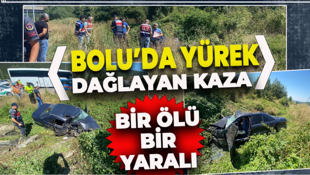 KORKUNÇ KAZA EVLİ ÇİFTİ AYIRDI: 1 ÖLÜ