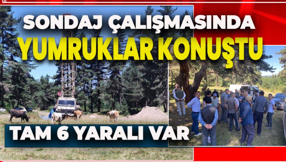 KÖYLÜLER VE İŞÇİLER BİRBİRLERİNE GİRDİ: ÇOK SAYIDA YARALI VAR