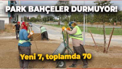 BOLU BELEDİYESİ 7 YENİ PARK YAPIYOR