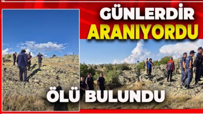 BOLU'DA GÜNLERDİR ARANAN ŞAHIS ÖLÜ BULUNDU