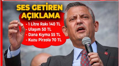 CHP LİDERİ ÖZGÜR ÖZEL'DEN SES GETİREN KONUŞMA