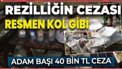 ŞART OLSUN, KOL GİBİ CEZA KESİLDİ!