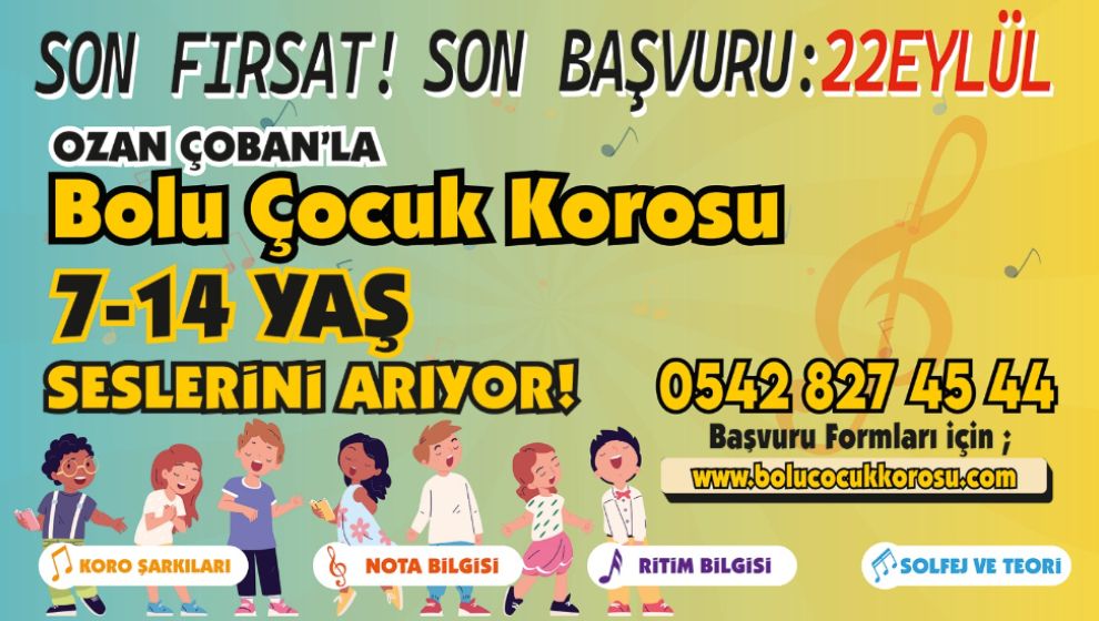 BOLU ÇOCUK KOROSU SESLERİNİ ARIYOR