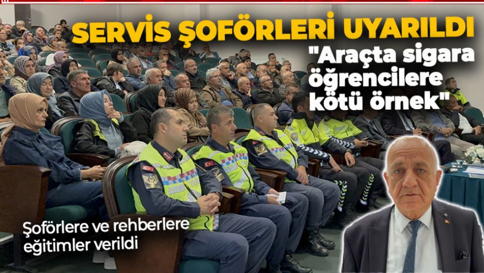 BOLU'DA SERVİS ŞOFÖRLERİNE UYARILAR!