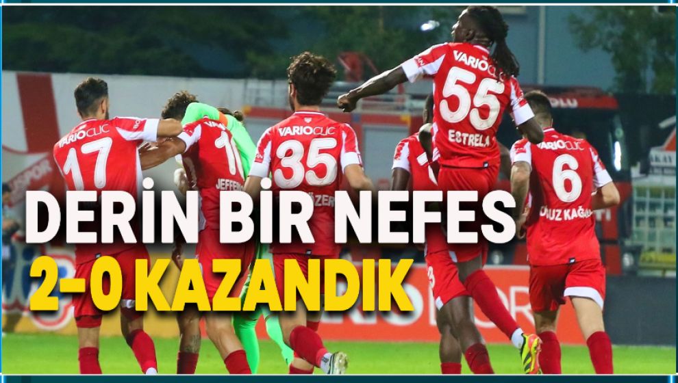 BOLUSPOR NİHAYET KAZANDI. HEM DE 2 GOLLE (2-0)