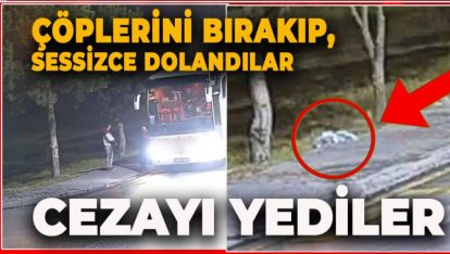 BOLU GİRİŞİNE ÇÖPÜNÜ BIRAKAN KONYA PLAKALI ARACA CEZA