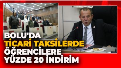 BOLU'DA TİCARİ TAKSİLERDE ÖĞRENCİLERE YÜZDE 20 İNDİRİM