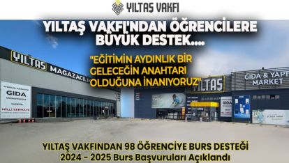 YILTAŞ VAKFI'NDAN ÖĞRENCİLERE BÜYÜK DESTEK....