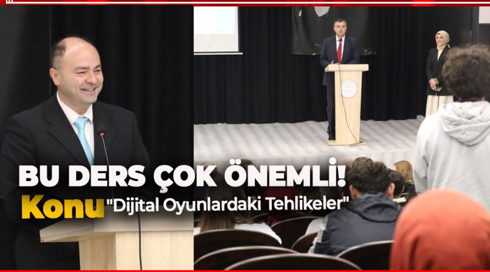 BOLU MİLLİ EĞİTİM'DEN LİSELİ GENÇLERE ÖNEMLİ SEMİNER