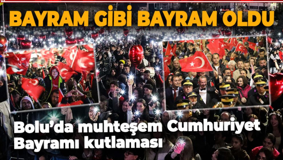 ON BİNLER CUMHURİYETİN 101’İNCİ YILINI COŞKUYLA KUTLADI