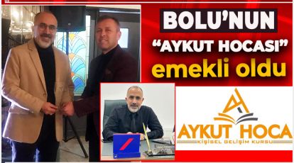 YILLARIN EĞİTİMCİSİ "AYKUT HOCA" EMEKLİ OLDU