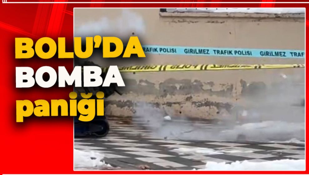 ASKERLİK ŞUBESİ YANINDA BOMBA PANİĞİ