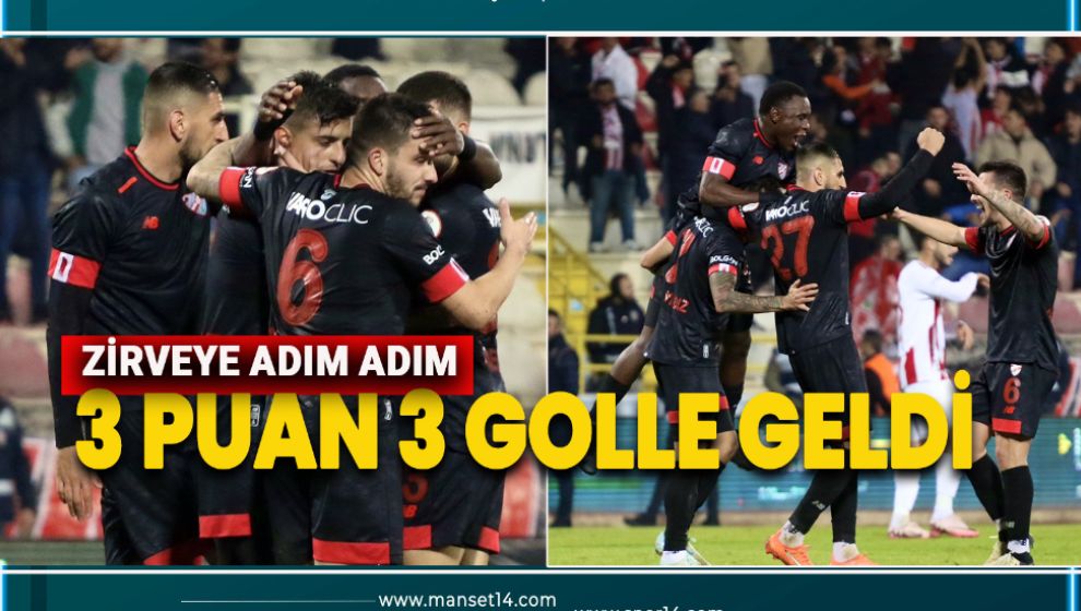 BOLUSPOR 3 PUANI TAM 3 GOLLE ALDI.. İŞTE ÖZETLER..