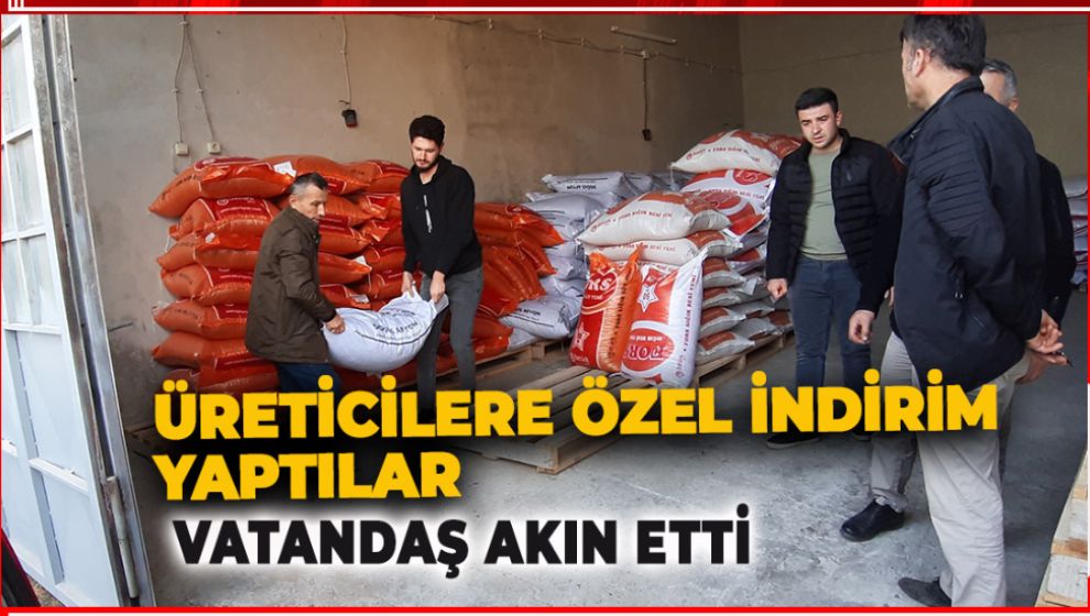 ÜRETİCİLERE ÖZEL İNDİRİM YAPTILAR: VATANDAŞ AKIN ETTİ