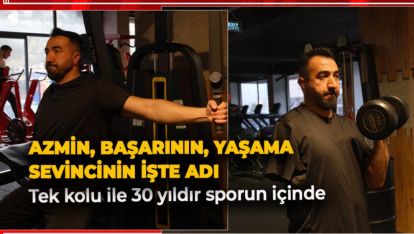 30 YILDIR TEK KOLU İLE YAPMADIĞI SPOR DALI YOK!