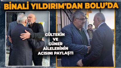 BİNALİ YILDIRIM'DAN YANGINDA HAYATINI KAYBEDEN 8 KİŞİLİK AİLENİN YAKINLARINA TAZİYE ZİYARETİ